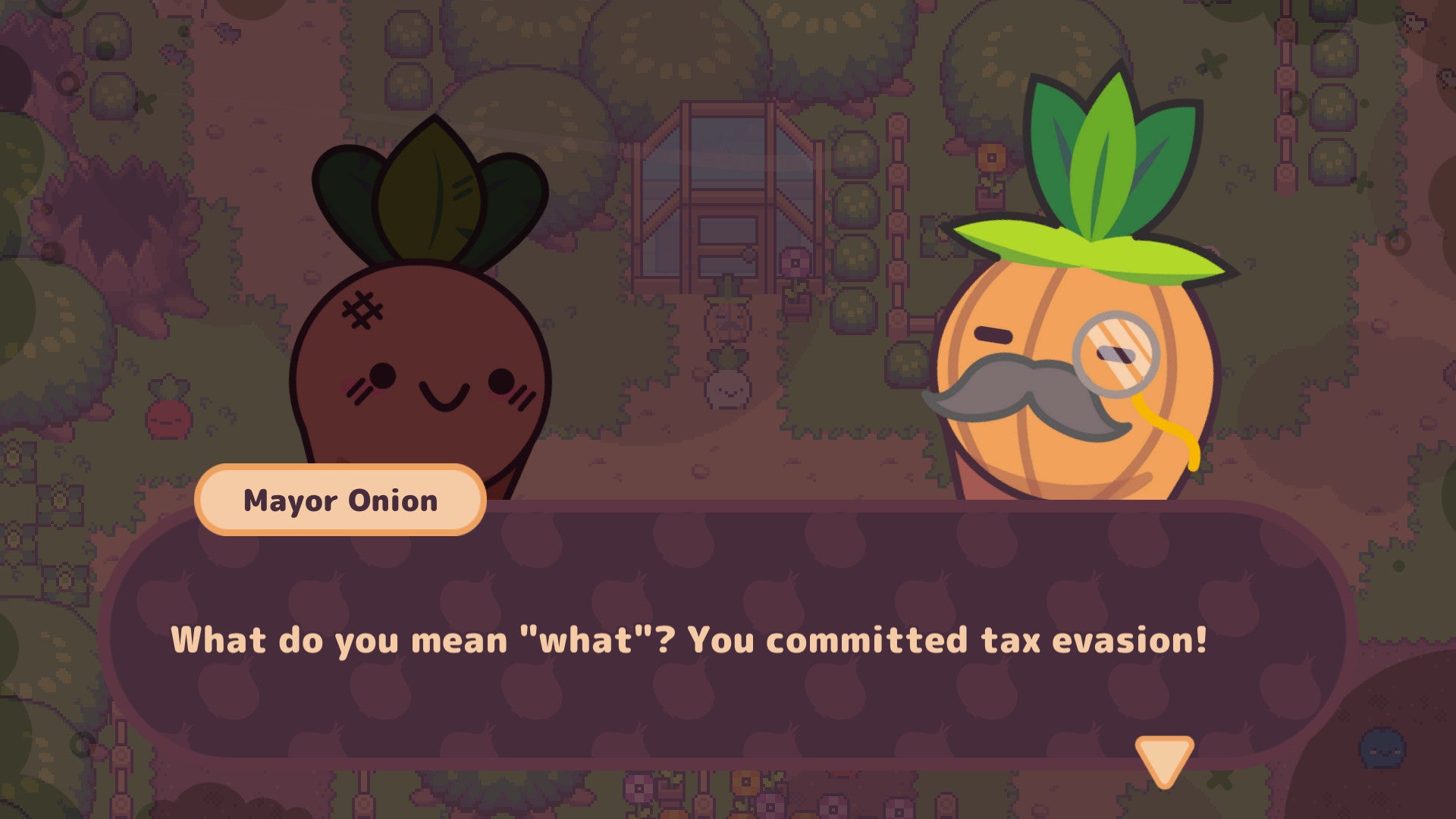 Turnip Boy Commits Tax Evasion - PC (Steam) — screenshot 1