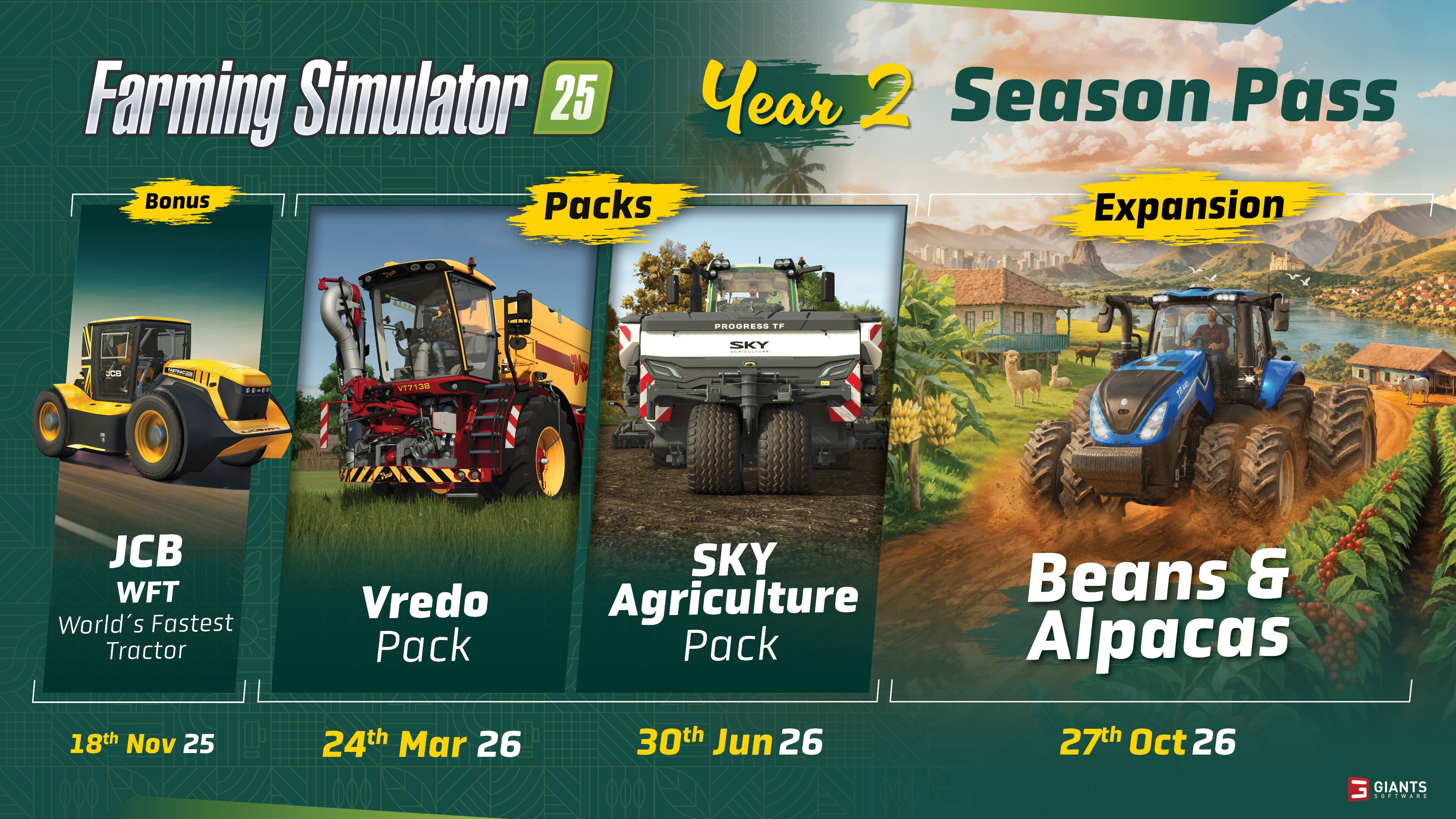 Farming Simulator 25 - Year 2 Season Pass DLC - PC (Steam) — screenshot 1