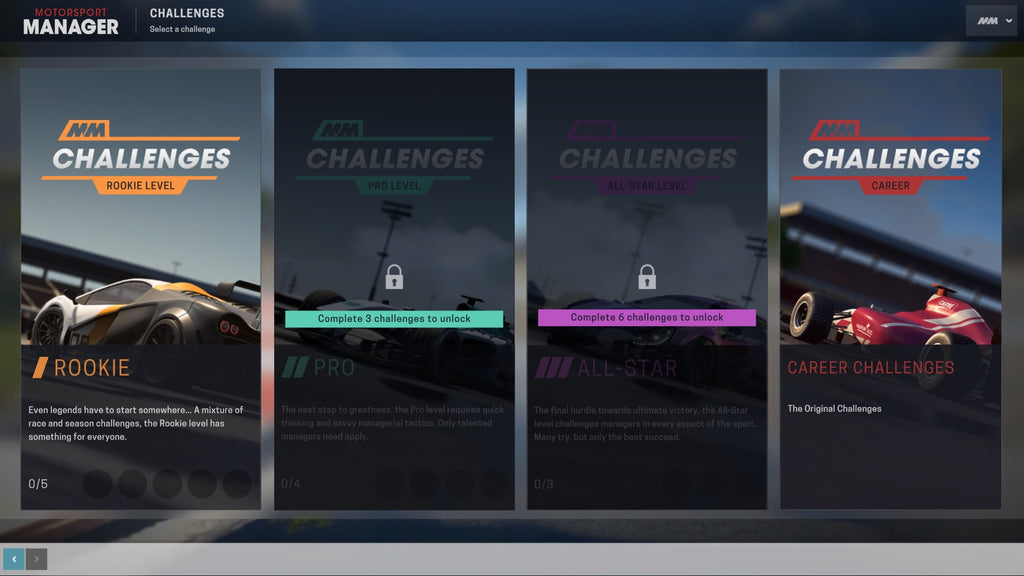 Motorsport Manager - Challenge Pack DLC - PC (Steam) — screenshot 1