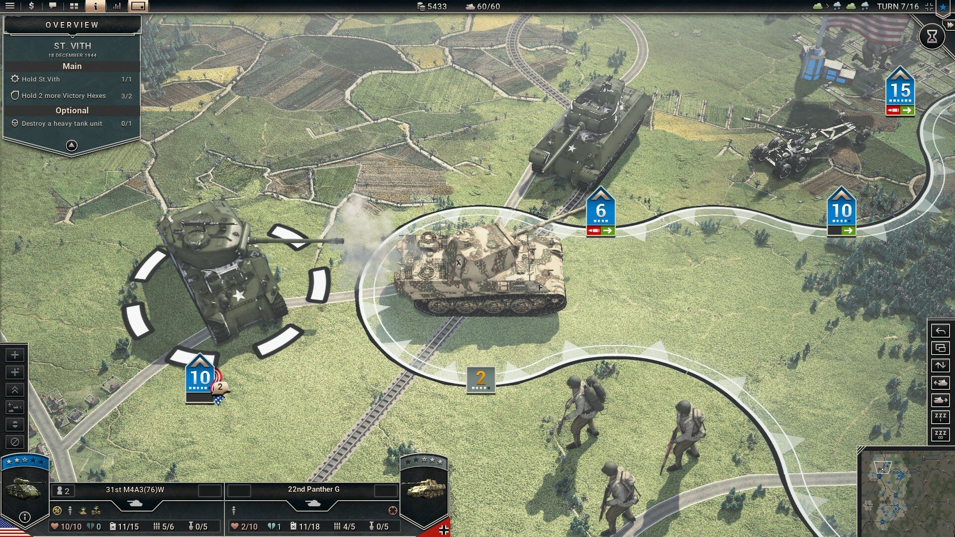 Panzer Corps 2: Frontlines - Bulge DLC - PC (Steam) — screenshot 3