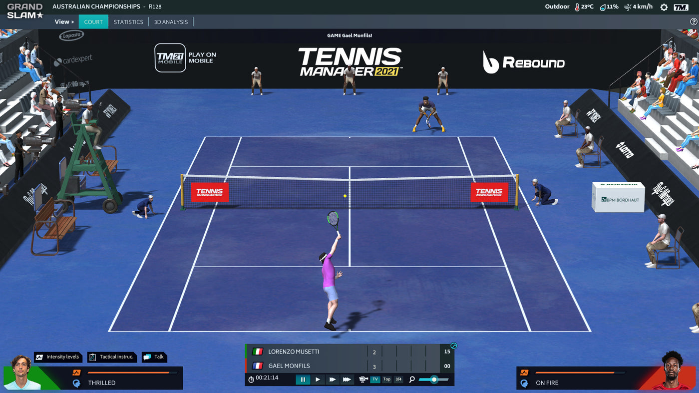 Tennis Manager 2021 - PC (Steam) — скриншот 2