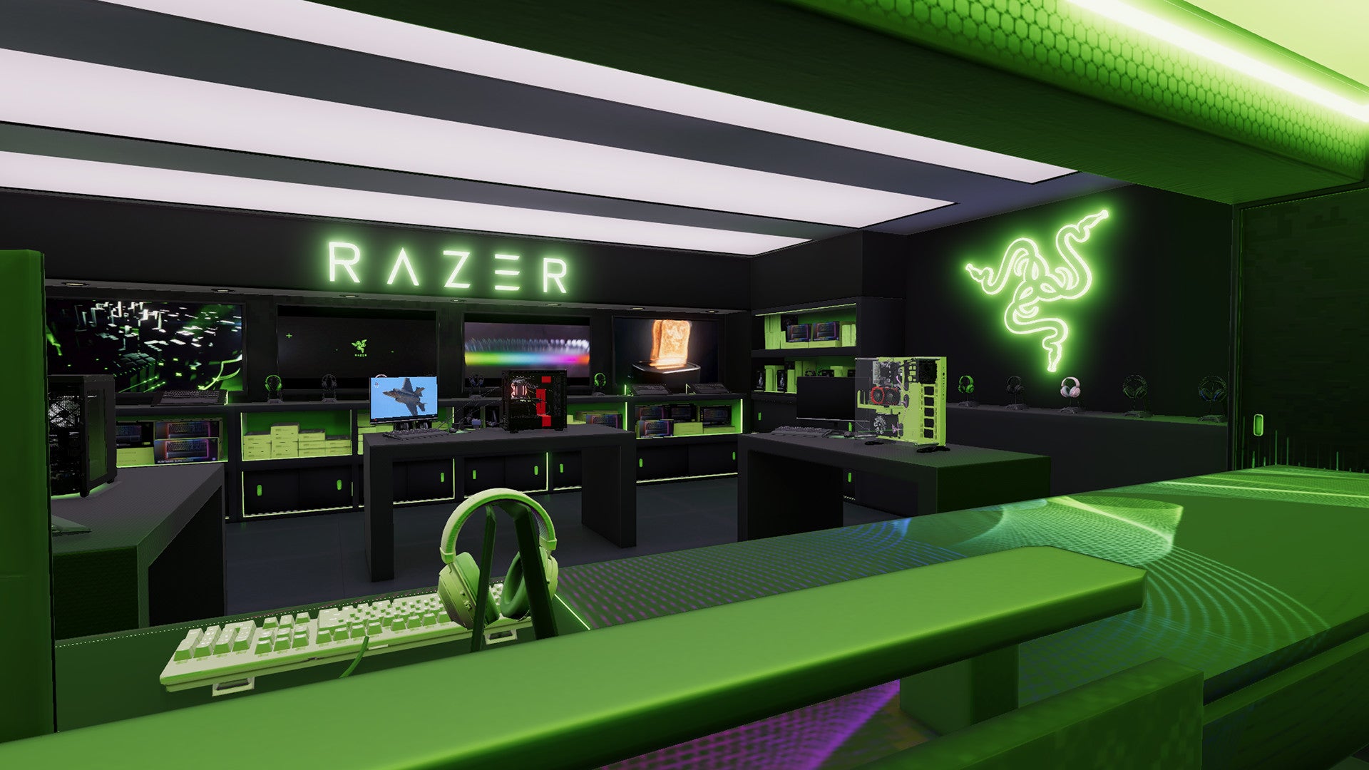 Pc Building Simulator - Razer Workshop DLC - PC (Steam) — screenshot 1