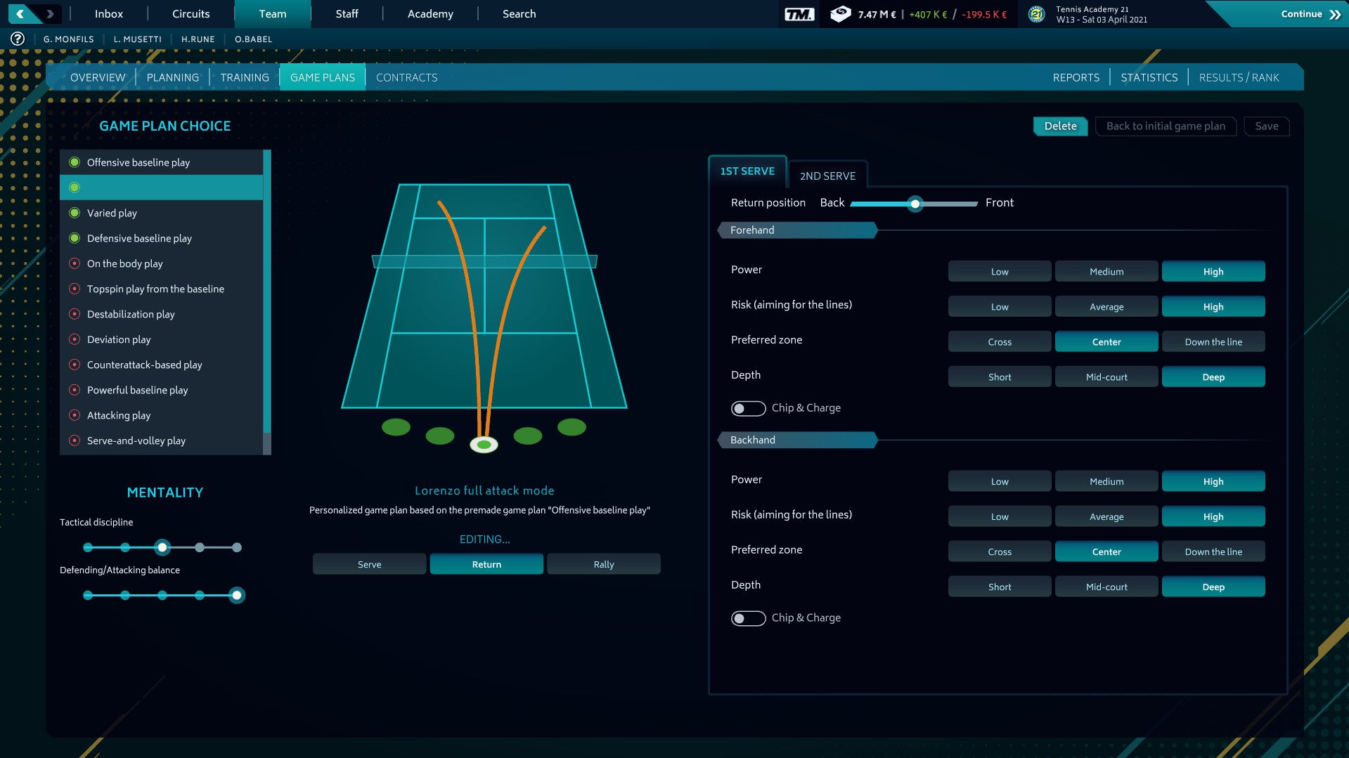 Tennis Manager 2021 - PC (Steam) — screenshot 3