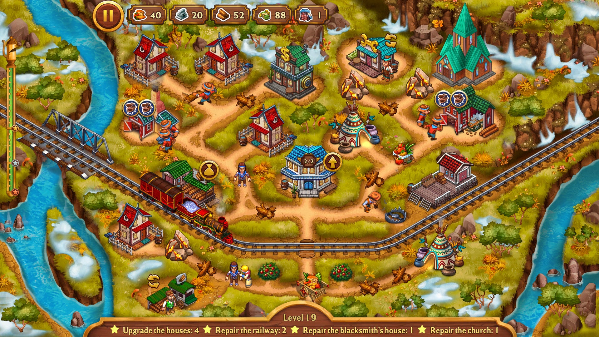 Golden Rails: Road To Klondike - PC (Steam) — screenshot 3
