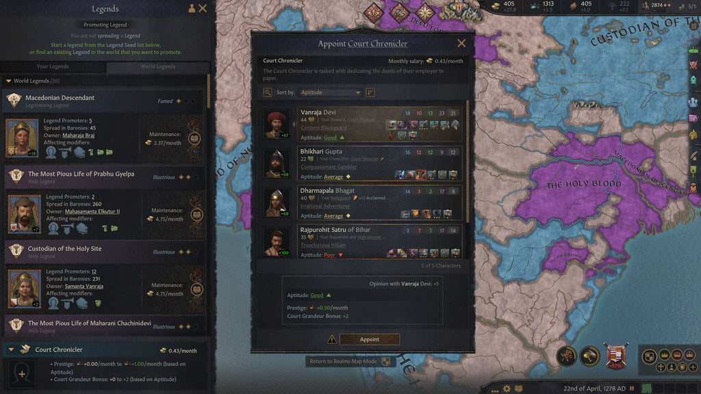 Crusader Kings III - Legends of the Dead DLC - PC (Steam) — screenshot 2