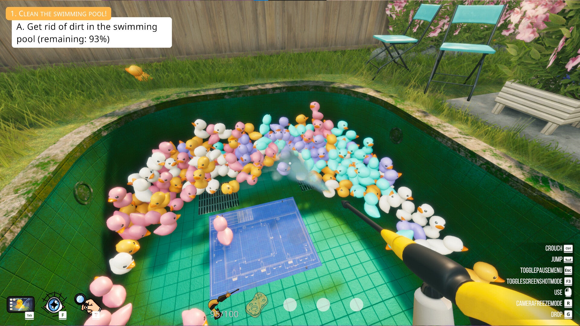Pool Cleaning Simulator - PC (Steam) — screenshot 1
