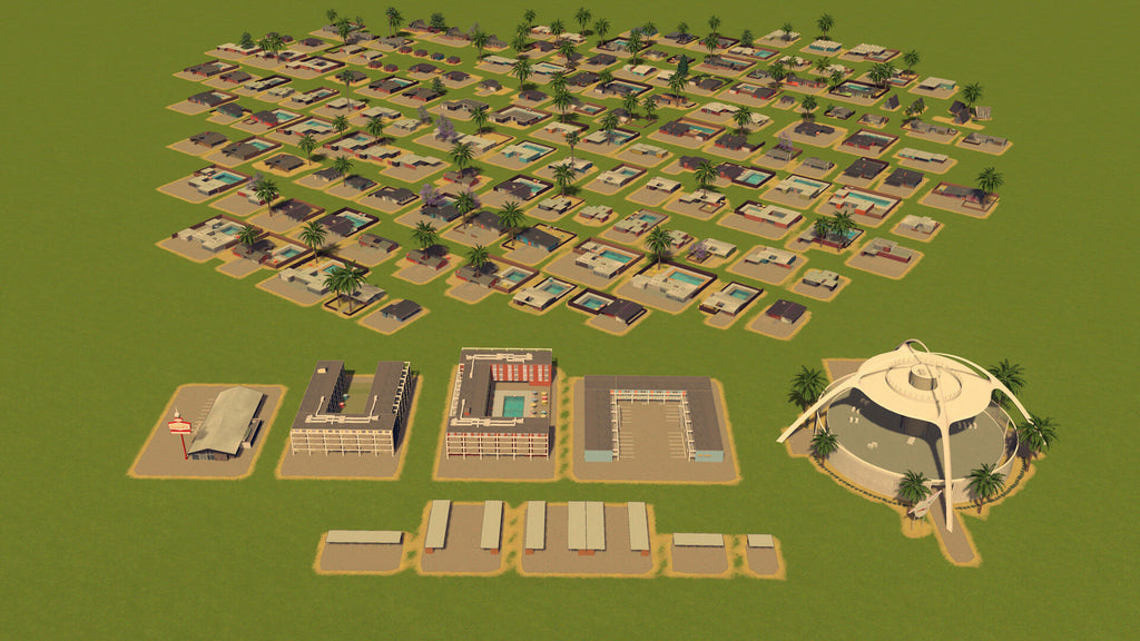 Cities Skylines - Content Creator Pack Mid-Century Modern DLC - PC (Steam) — screenshot 1