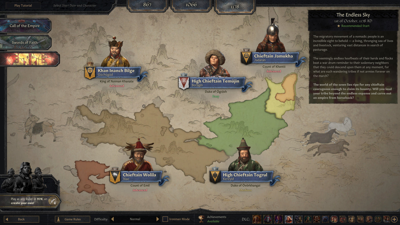 Crusader Kings III: Khans of the Steppe DLC - PC (Steam) — скриншот 1