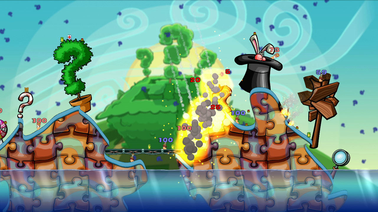 Worms Reloaded: Puzzle Pack DLC - PC (Steam) — скриншот 5
