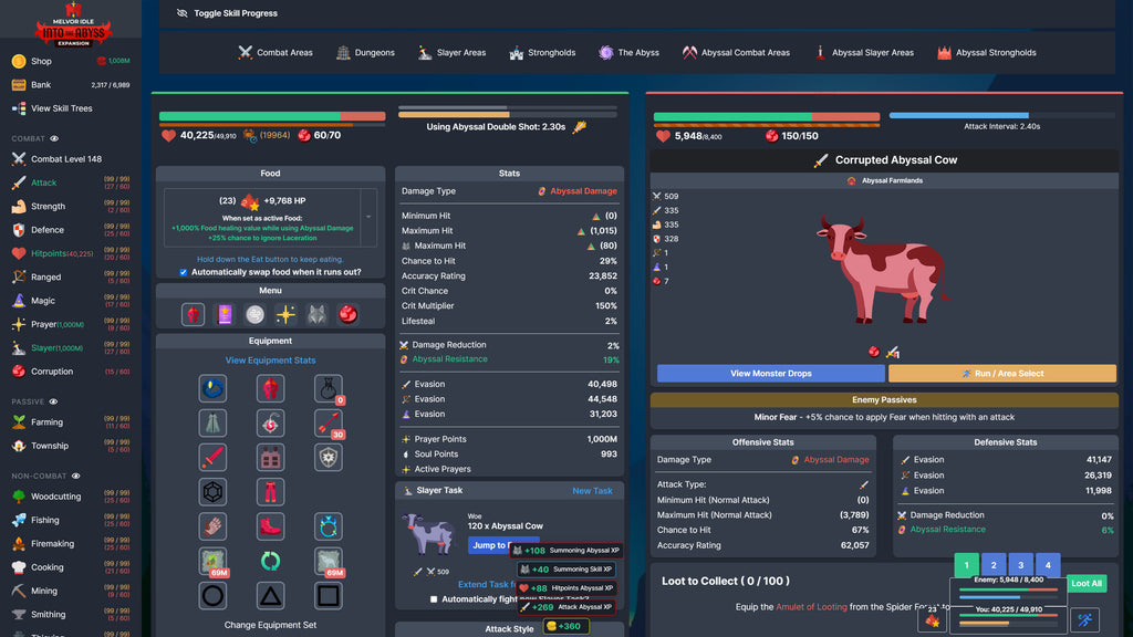 Melvor Idle: Into the Abyss DLC - PC (Steam) — screenshot 1