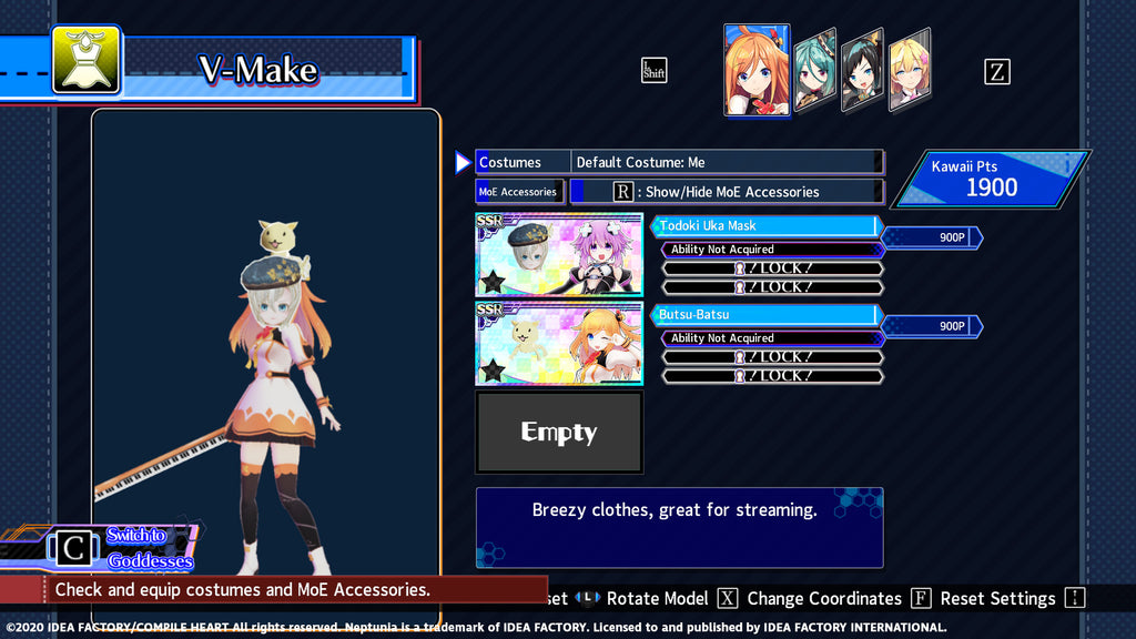 Neptunia Virtual Stars - Todoki Uka Pack DLC - PC (Steam) — screenshot 2