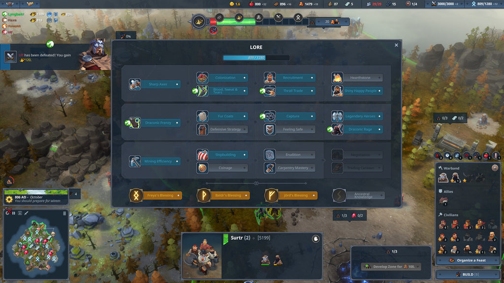 Northgard - Nidhogg Clan of the Dragon DLC - PC (Steam) — screenshot 2
