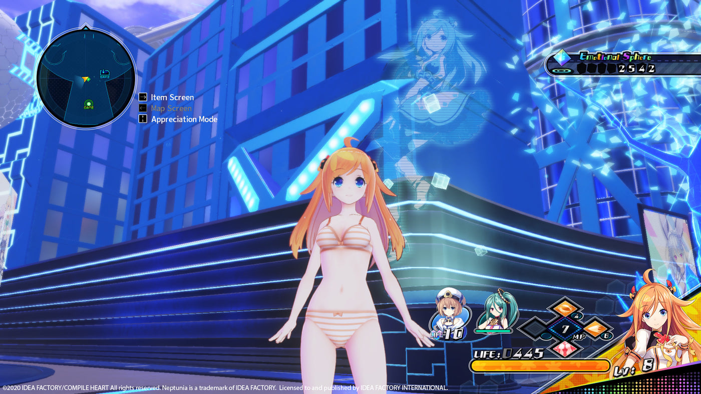 Neptunia Virtual Stars - Swimsuit Outfit- V-Idol Set DLC - PC (Steam) — скриншот 2