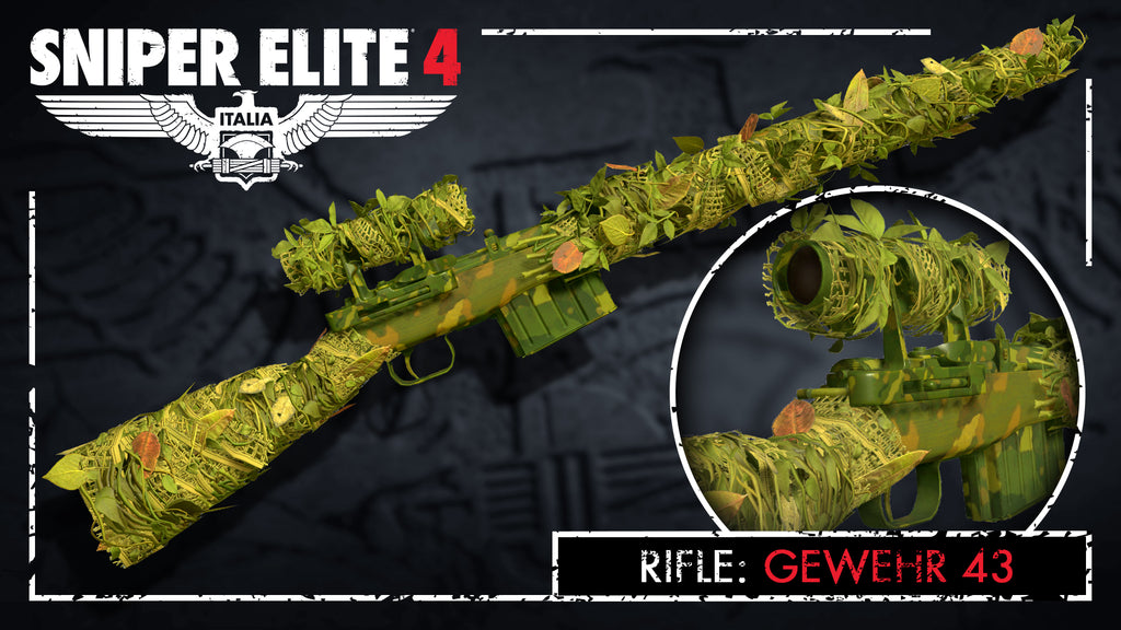 Sniper Elite 4 - Camouflage Rifles Skin Pack DLC - PC (Steam) — screenshot 1