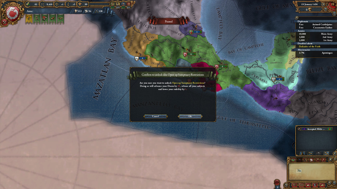 Europa Universalis IV - El Dorado DLC - PC (Steam) — скриншот 1