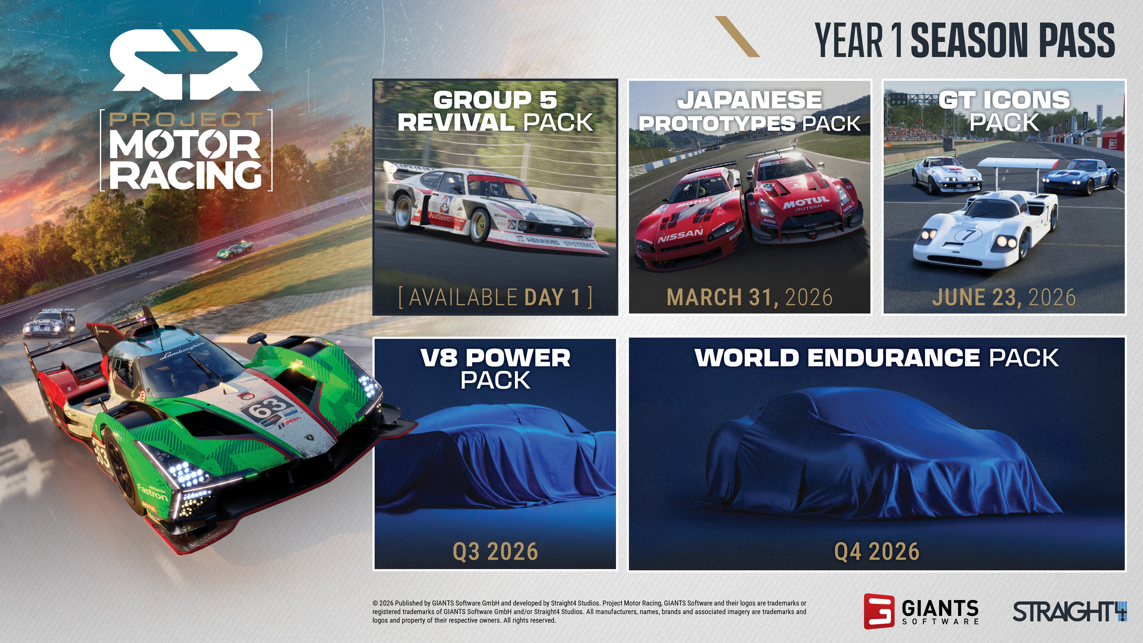 Project Motor Racing: Year 1 Season Pass - PC (Steam) — screenshot 1