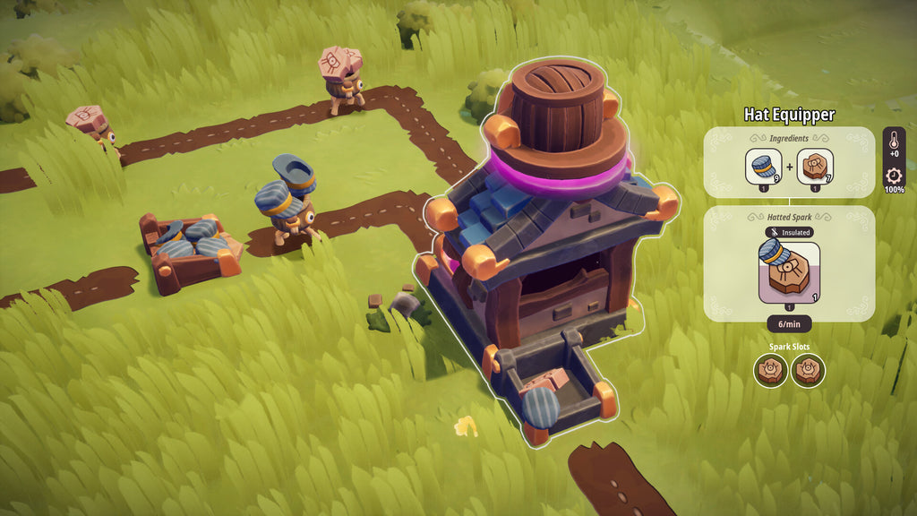 Oddsparks: An Automation Adventure - Hats & Helmets DLC - PC (Steam) — screenshot 2
