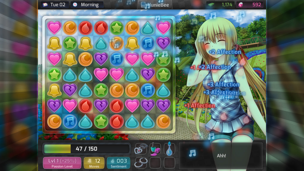 HuniePop - PC (Steam) — screenshot 2