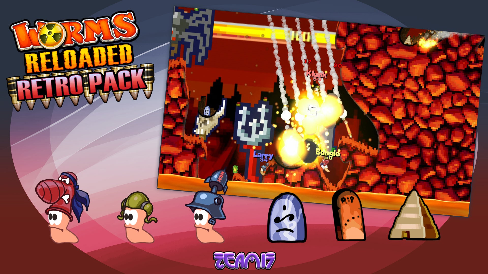 Worms Reloaded: Retro Pack DLC - PC (Steam) — screenshot 1