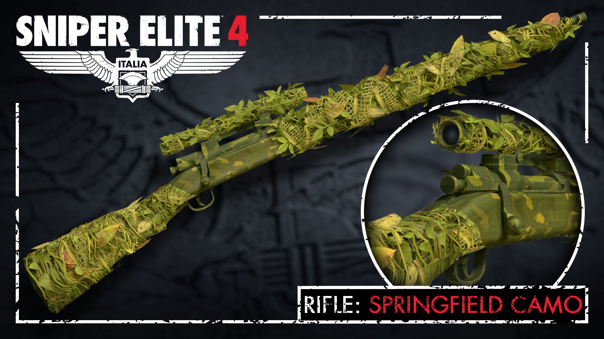 Sniper Elite 4 - Camouflage Rifles Skin Pack DLC - PC (Steam) — screenshot 3